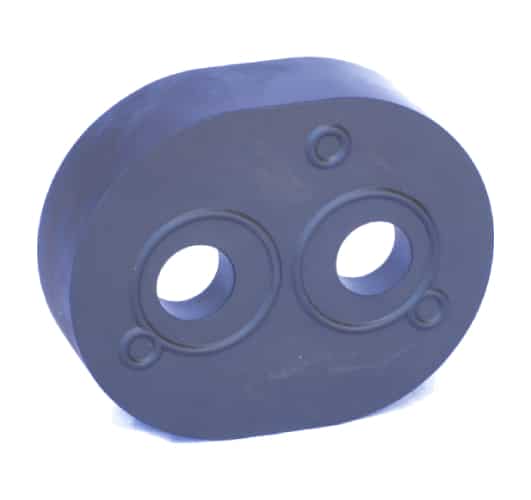 Custom neoprene gasket designed and manufactured by Uniflex, a top rubber molding company.