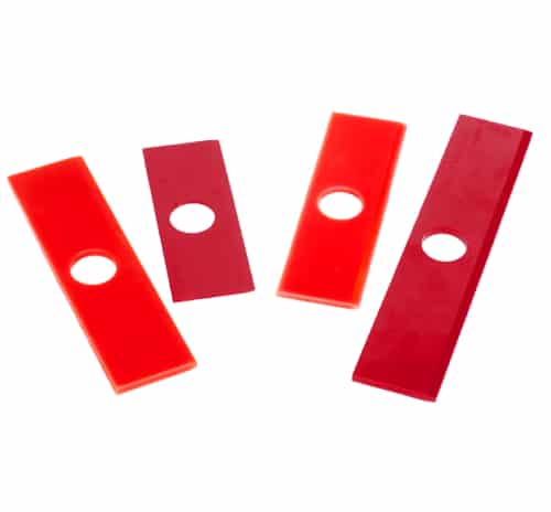 Thin LOTO devices for lockout tagout.