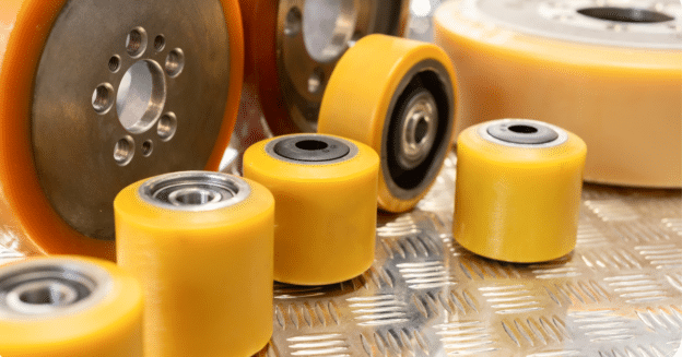 polyurethane vs rubber rollers