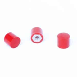 Round Urethane Bumpers | 1-1/4" DIA. x 1-1/4" L | 90A Red Urethane